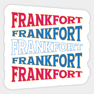 NATIONAL TEXT ART FRANKFORT Sticker